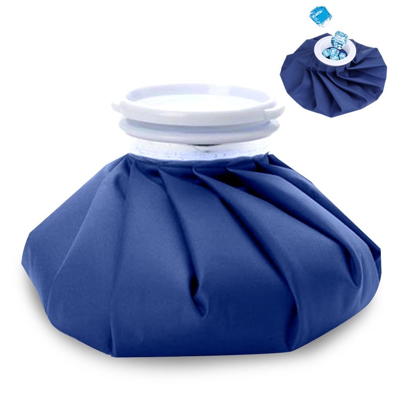 MUNSKT Hot & Cold Ice Water Bag, Reusable Refillable Leak Proof Pouch for Headache Injuries Recovery Pain Relief First Aid Reduce Swelling